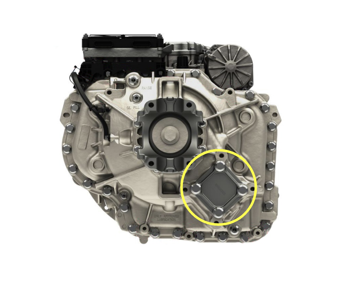 Endurant HD V AMT 4-bolt rear PTO